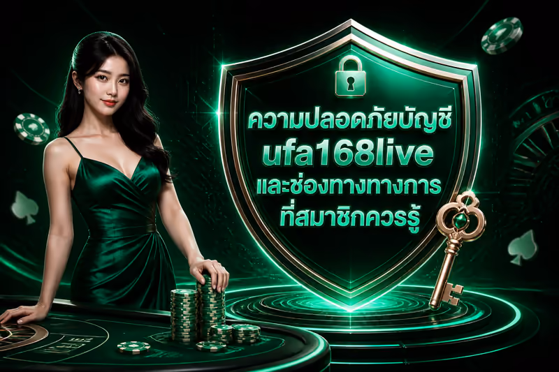 ความปลอดภัยบัญชี ufa168live และช่องทางทางการที่สมาชิกควรรู้