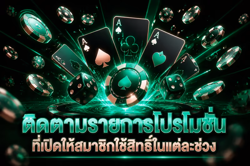 ติดตามรายการโปรโมชั่นที่เปิดให้สมาชิกใช้สิทธิ์ในแต่ละช่วง